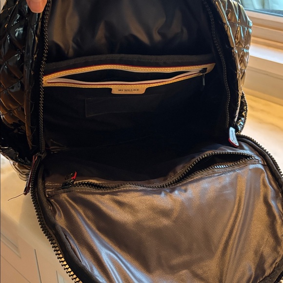 MZ Wallace Metro Deluxe Backpack black lacquer - Picture 7 of 10